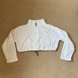 White urban outfitters quarter zip